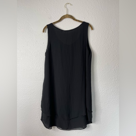 SOFT SURROUNDINGS Summer Fling Black Blouse Size Medium NWT - Picture 5 of 7